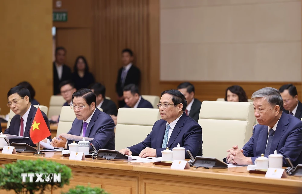 Thủ tướng Phạm Minh Chính hội kiến Tổng Bí thư, Chủ tịch nước Trung Quốc- Ảnh 4.