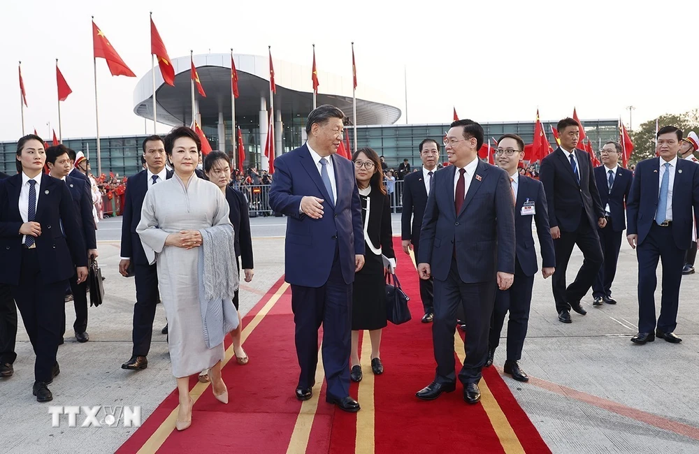 Tổng Bí thư, Chủ tịch nước Trung Quốc kết thúc tốt đẹp chuyến thăm Việt Nam- Ảnh 5.