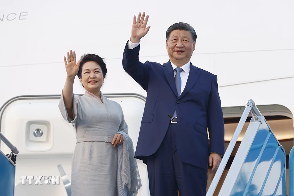 Tổng Bí thư, Chủ tịch nước Trung Quốc kết thúc tốt đẹp chuyến thăm Việt Nam- Ảnh 7.
