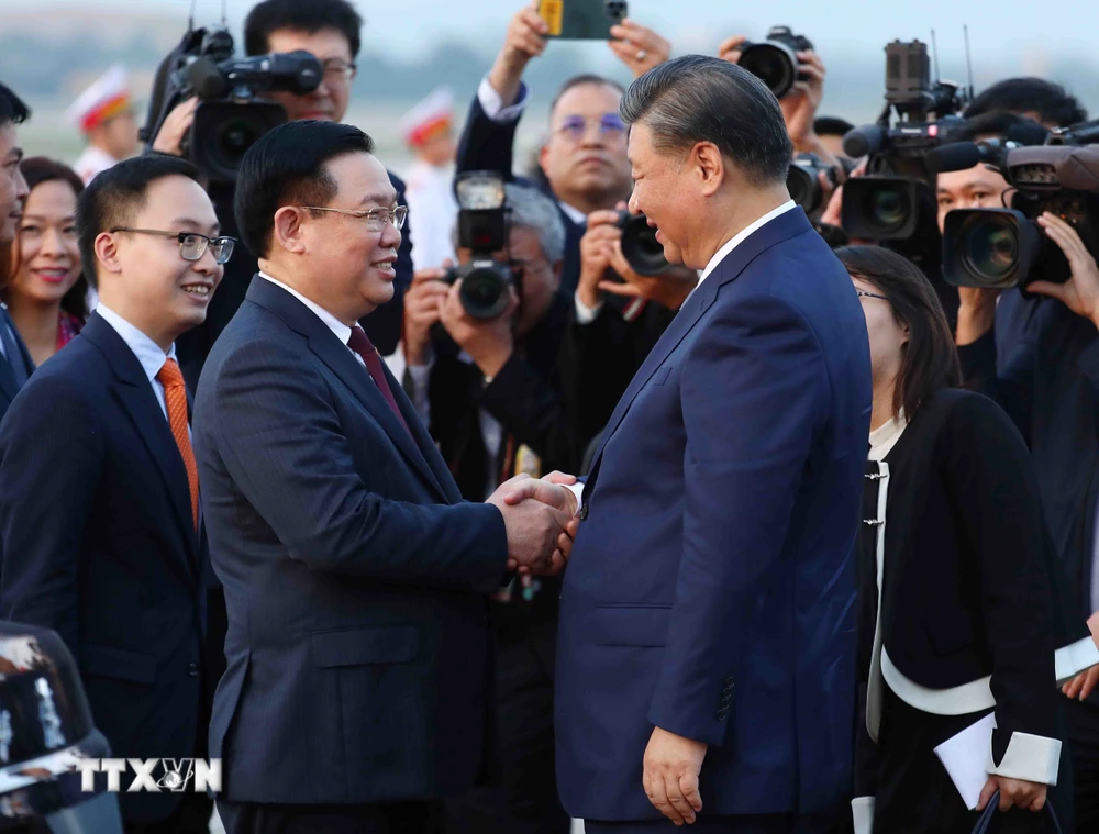 Tổng Bí thư, Chủ tịch nước Trung Quốc kết thúc tốt đẹp chuyến thăm Việt Nam- Ảnh 1.
