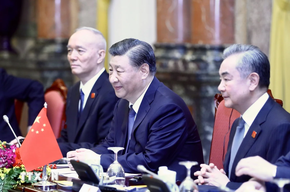 Chủ tịch nước Võ Văn Thưởng hội kiến với Tổng Bí thư, Chủ tịch nước Trung Quốc- Ảnh 7.