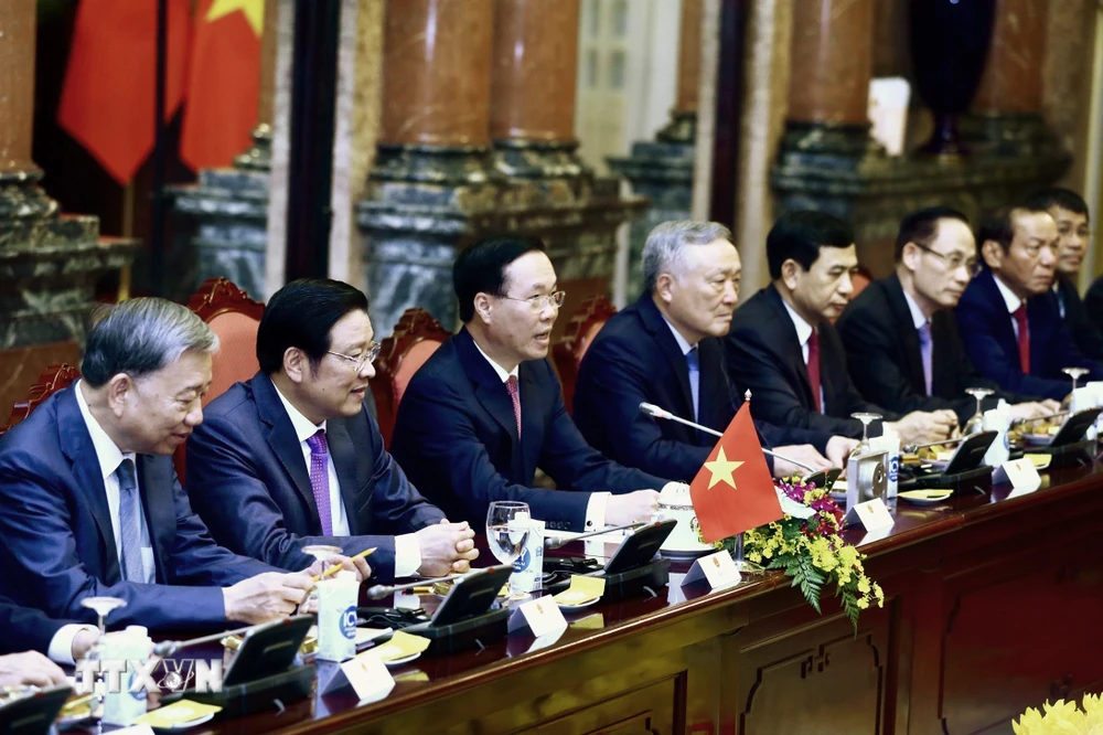 Chủ tịch nước Võ Văn Thưởng: Tình hữu nghị truyền thống Việt - Trung như vàng đã được thử lửa- Ảnh 9.