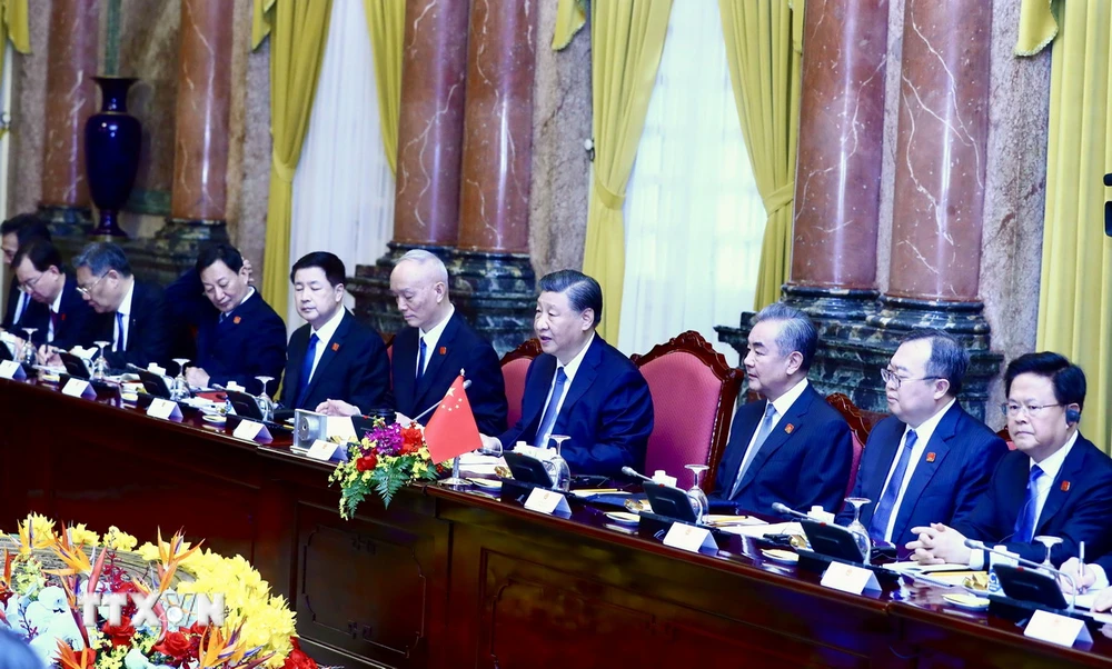 Chủ tịch nước Võ Văn Thưởng: Tình hữu nghị truyền thống Việt - Trung như vàng đã được thử lửa- Ảnh 8.