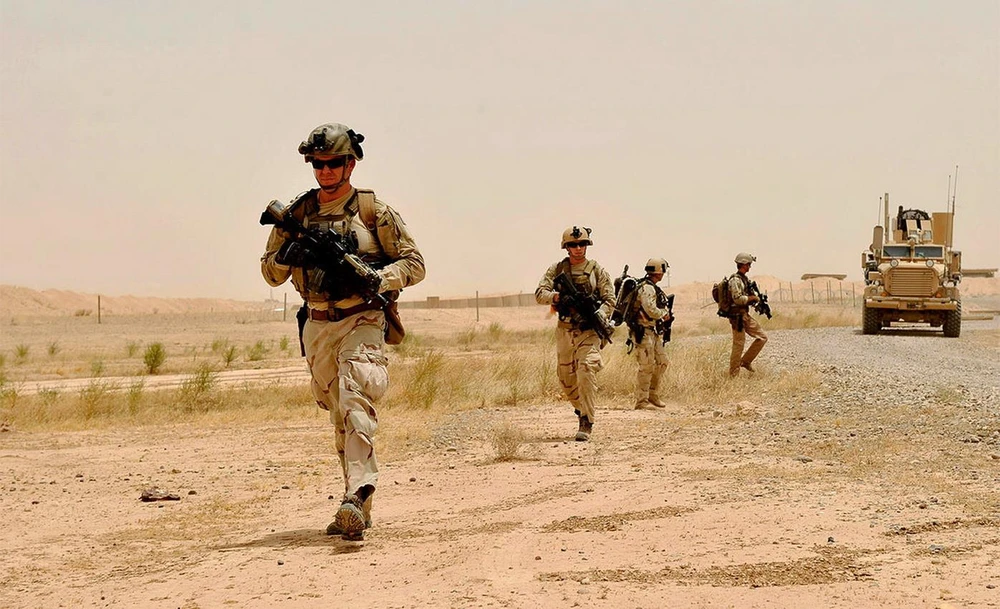 Binh sỹ Mỹ tại Iraq. (Nguồn: U.S. Navy)