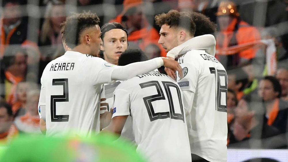 Tuyển Đức lần đầu hưởng trọn niềm vui kể từ sau trận thắng Thụy Điển ở World Cup 2018. (Nguồn: Getty Images)