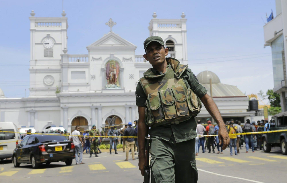 Quân đội Sri Lanka sẽ được trao quyền hạn trên cả lực lượng cảnh sát. (Nguồn: AP)