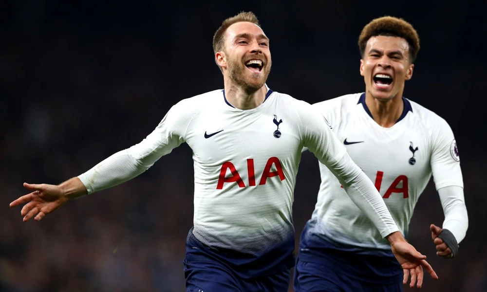 Eriksen mang chiến thắng về cho Tottenham. (Nguồn: Getty Images)