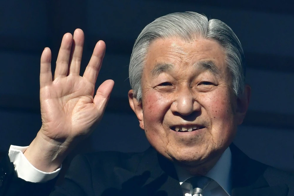 Nhật Hoàng Akihito. (Ảnh: AFP/TTXVN)