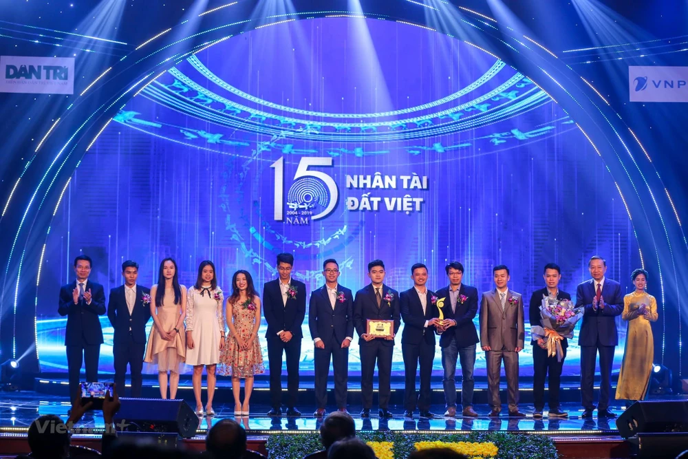 Sản phẩm xuất sắc giành giải Nhất lĩnh vực Công nghệ thông tin năm 2019 là Phần mềm tự động chuyển đổi tiếng nói tiếng Việt sang văn bản, gọi tắt là "Origin-STT".(Ảnh: Minh Sơn/Vietnam+)
