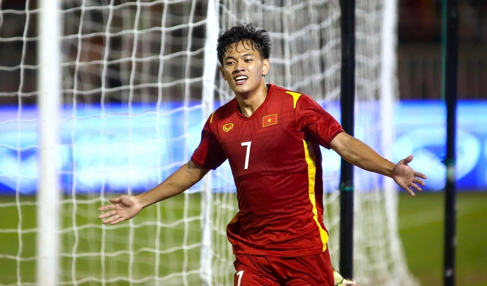 Đội tuyển Việt Nam bất bại trước Singapore ở 7 lần đối đầu gần nhất. (Ảnh: PV/Vietnam+) 