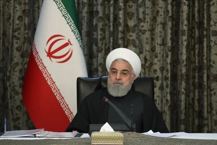 Tổng thống Iran Hassan Rouhani phát biểu tại Tehran, ngày 1/4/2020. (Ảnh: IRNA/TTXVN)