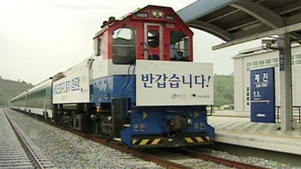 Tuyến đường sắt liên Triều. (Nguồn: tellerreport.com)
