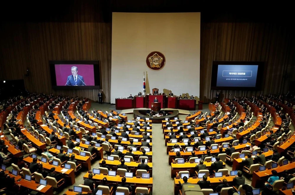 Quốc hội Hàn Quốc. (Nguồn: Reuters)