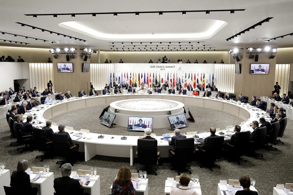 Toàn cảnh Hội nghị thượng đỉnh G20 tại Osaka, Nhật Bản ngày 28/6/2019. (Ảnh: AFP/TTXVN)