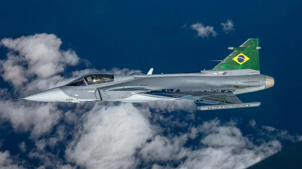 Máy bay Gripen được không quân Brazil sử dụng. (Nguồn: Saab)