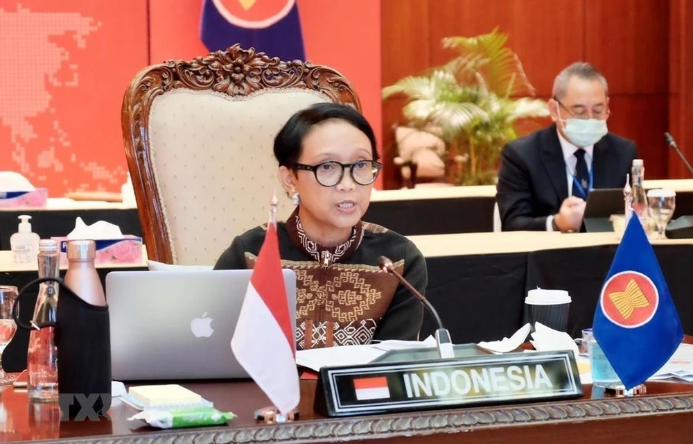 Ngoại trưởng Indonesia Retno Marsudi. (Ảnh: TTXVN phát)