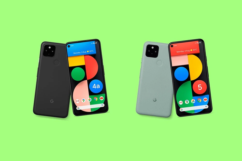 Mẫu điện thoại Pixel 4a và Pixel 5 trang bị 5G của Google. (Nguồn: The Verge)