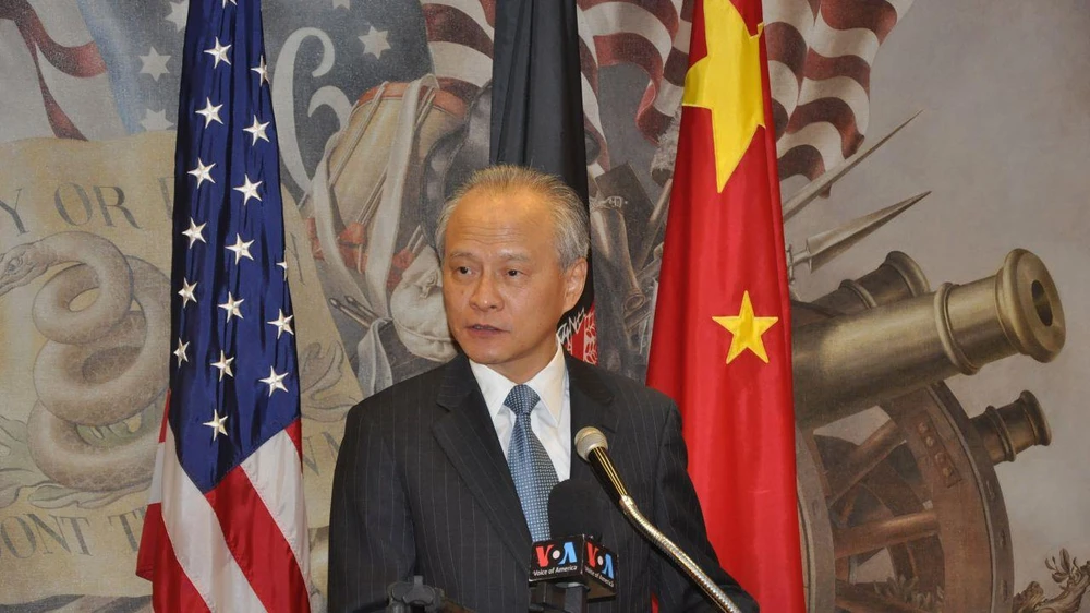 Đại sứ Trung Quốc tại Mỹ Thôi Thiên Khải. (Nguồn: THX)
