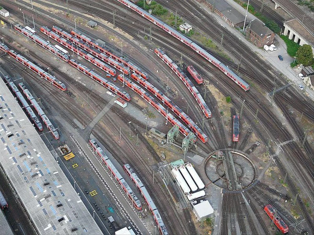 Nhà ga Cologne, nơi phát hiện một thiết bị nổ tự chế được đặt trên tàu hỏa. (Nguồn: en24.news)