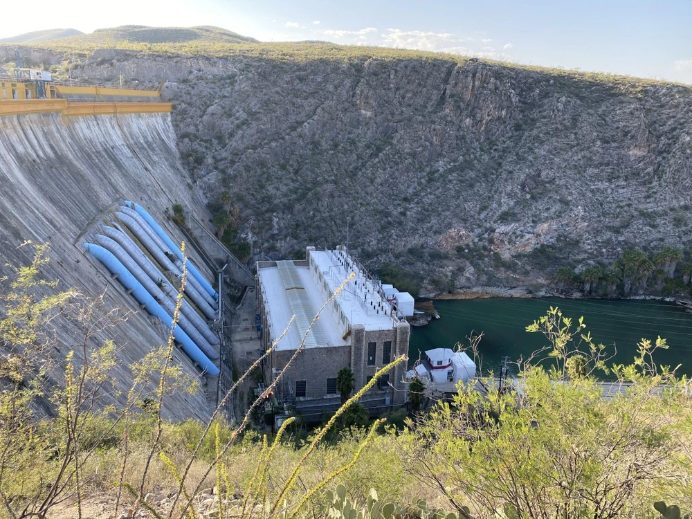 Đập chứa nước La Boquilla tại bang Chihuahua, Mexico. (Nguồn: AFP)