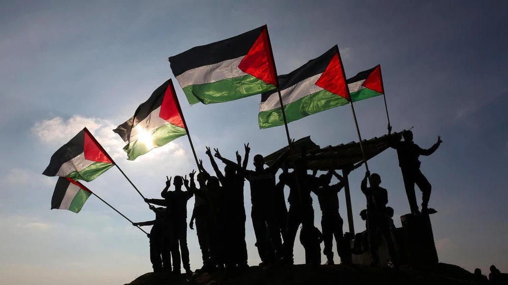 Palestine tuyên bố sẵn sàng quay trở lại bàn đàm phán với Israel dựa trên cơ sở luật pháp quốc tế. (Ảnh: AFP)