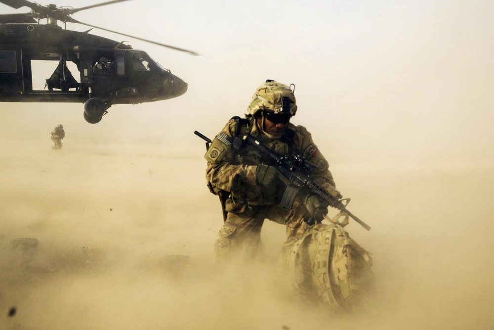 BInh sỹ Mỹ được triển khai tại Afghanistan. (Nguồn: Reuters)