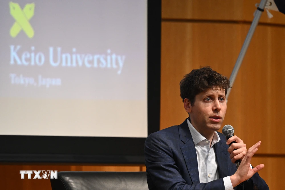 Ông Sam Altman bị sai thải khỏi vị trí CEO của OpenAI. (Ảnh: AFP/TTXVN)