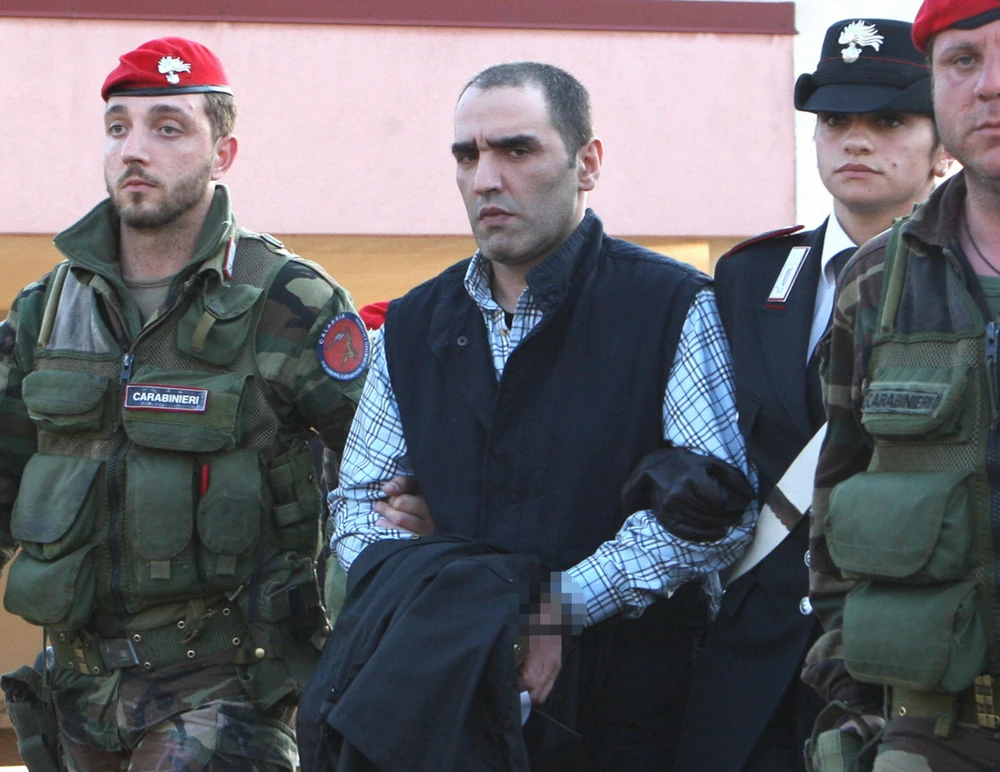 Salvatore Coluccio, bố già thuộc băng đảng mafia 'Ndrangheta bị bắt giữ năm 2009. (Ảnh: AFP)