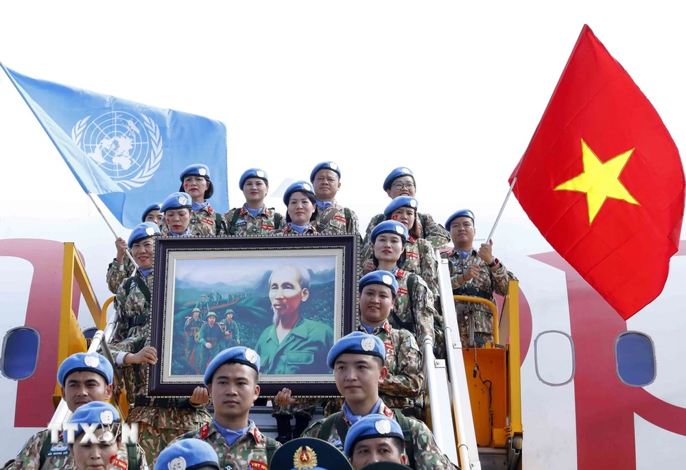 Đến nay, Việt Nam đã cử 789 lượt cán bộ, nhân viên tham gia hoạt động gìn giữ hòa bình Liên hợp quốc. (Ảnh minh họa: TTXVN)