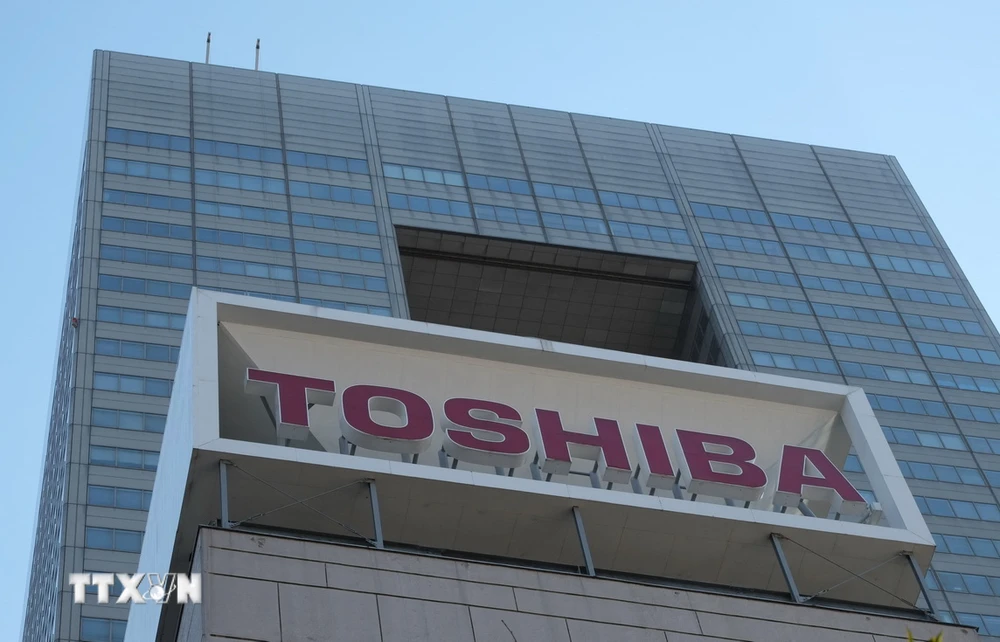 Trụ sở Toshiba tại Tokyo, Nhật Bản. (Ảnh: AFP/TTXVN)