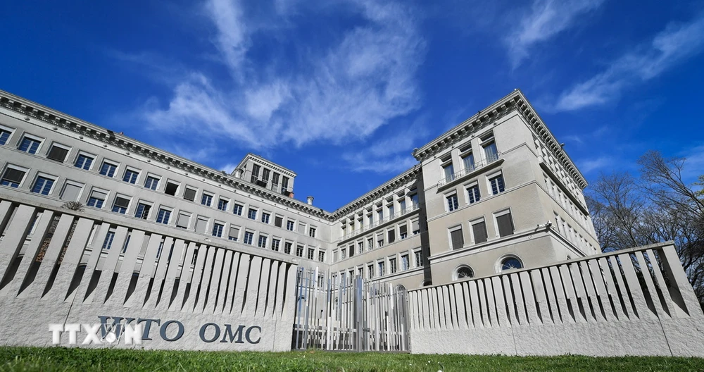 Trụ sở Tổ chức Thương mại thế giới (WTO) tại Geneva, Thụy Sĩ. (Ảnh: AFP/TTXVN)