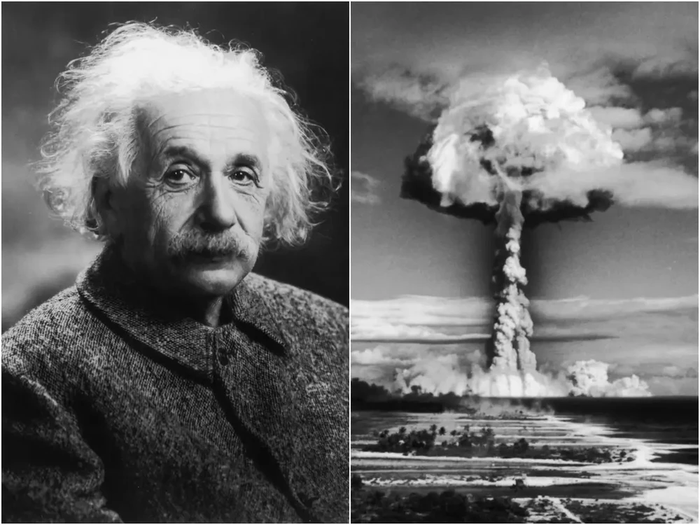 Nhà khoa học Albert Einstein có vai trò gián tiếp trong việc thúc đẩy phát triển vũ khí hạt nhân. (Ảnh: Getty Images)