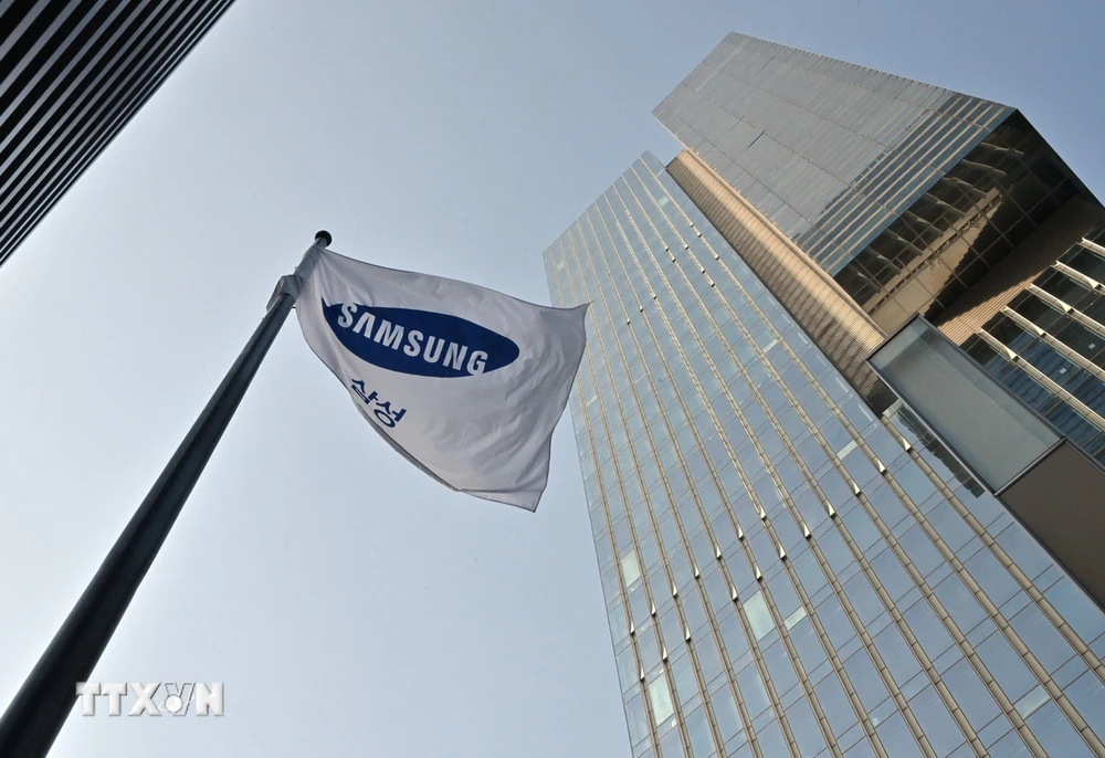 Samsung có kế hoạch mở rộng hoạt động sản xuất chip ở Mỹ. (Ảnh: AFP/TTXVN)