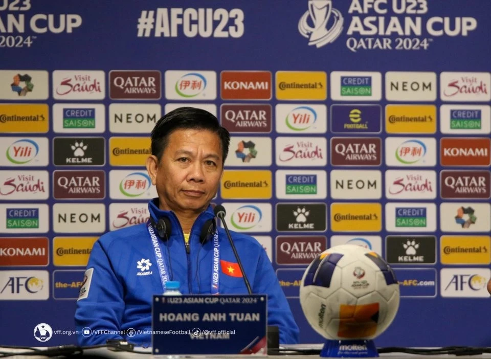 Huấn luyện viên Đội tuyển U23 Việt Nam Hoàng Anh Tuấn. (Nguồn: VFF)