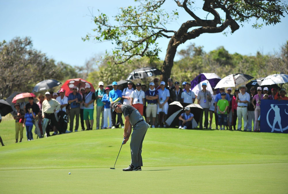 Khách chơi golf là dòng khách có mức chi tiêu cao của Việt Nam. (Ảnh: CTV/Vietnam+)