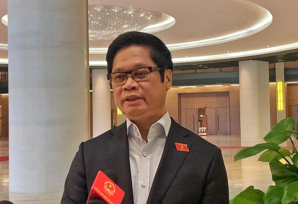 Đại biểu Vũ Tiến Lộc, Chủ tịch Phòng Thương mại và Công nghiệp Việt Nam. (Ảnh: Xuân Mai/Vietnam+)