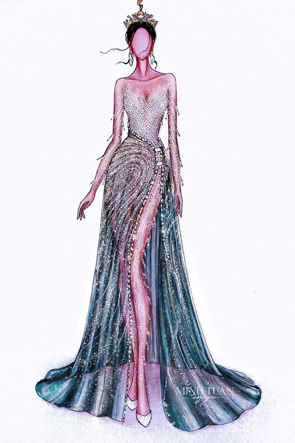 Váy dạ hội thiết kế may đo Chloe Aradia 21 - CHLOE DESIGN