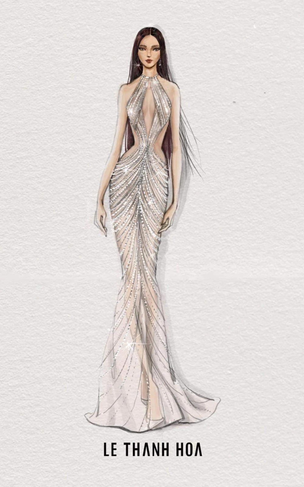 Hồ Trần Dạ Thảo mang váy áo sợi sen đến London Fashion Week - VnExpress  Giải trí