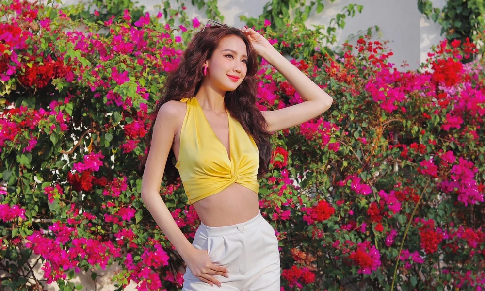 Đương kim Lê Nguyễn Bảo Ngọc là giám khảo cuộc thi Miss Intercontinental 2023. (Ảnh: CTV/Vietnam+)