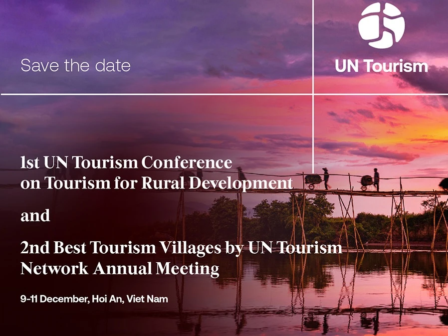 Việt Nam đăng cai Hội nghị quốc tế về Du lịch nông thôn của UN Tourism