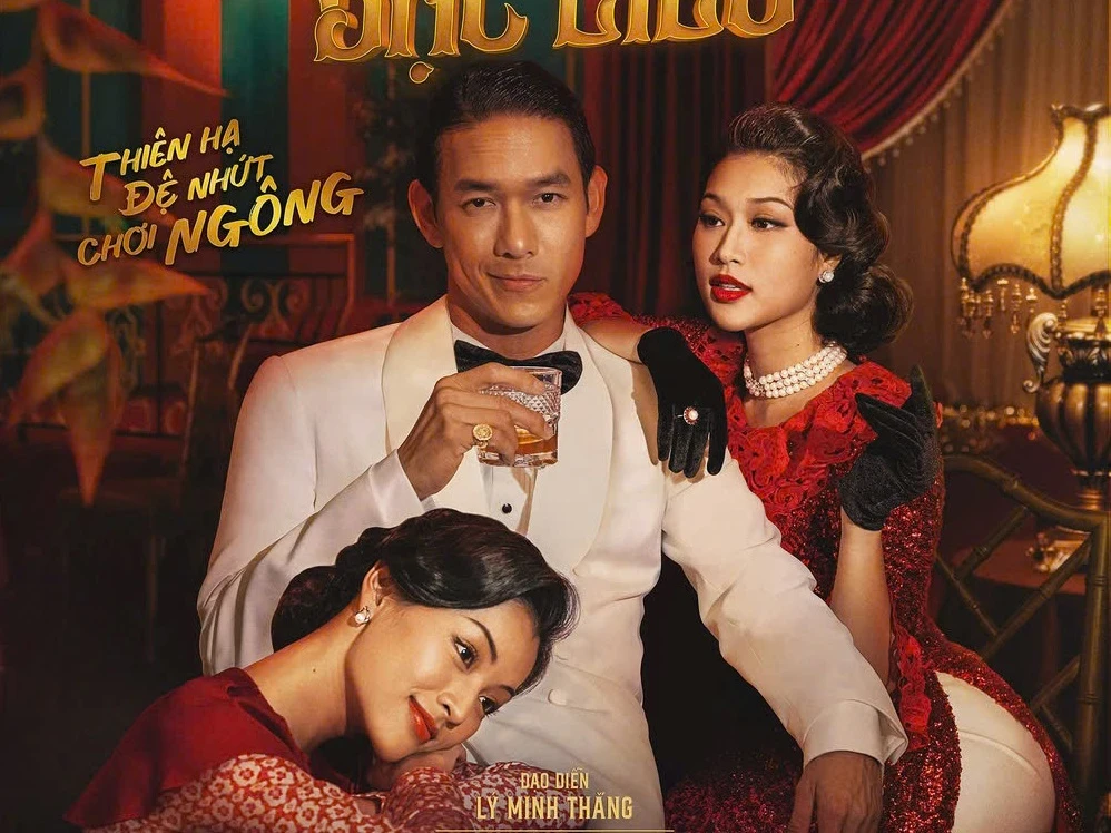 Hình ảnh Đoàn Thiên Ân trong poster phim “Công tử Bạc Liêu.”