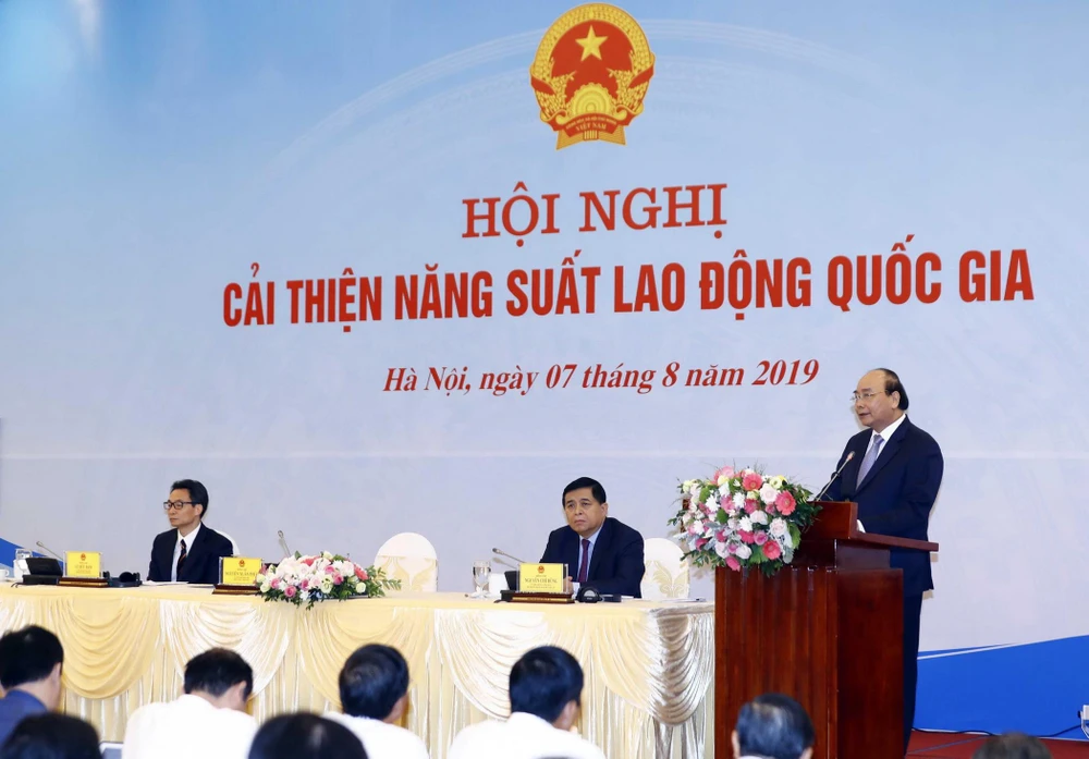 Thủ tướng Nguyễn Xuân Phúc phát biểu chỉ đạo. (Ảnh: Thống Nhất/TTXVN)