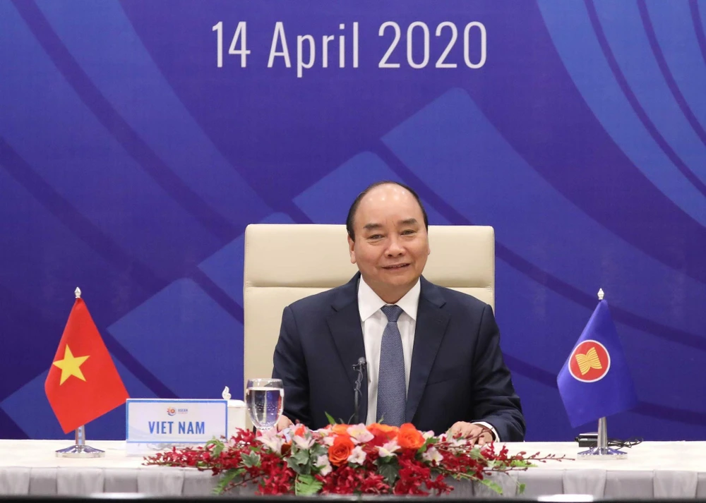 Thủ tướng Nguyễn Xuân Phúc, Chủ tịch ASEAN 2020 phát biểu khai mạc. (Ảnh: Thống Nhất/TTXVN)