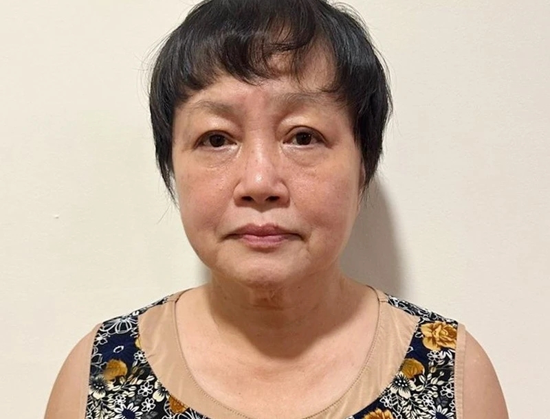 Bà Trần Thị Bình Minh - nguyên Phó Giám đốc Sở Kế hoạch và Đầu tư TP.HCM. (Nguồn: Bộ Công an)