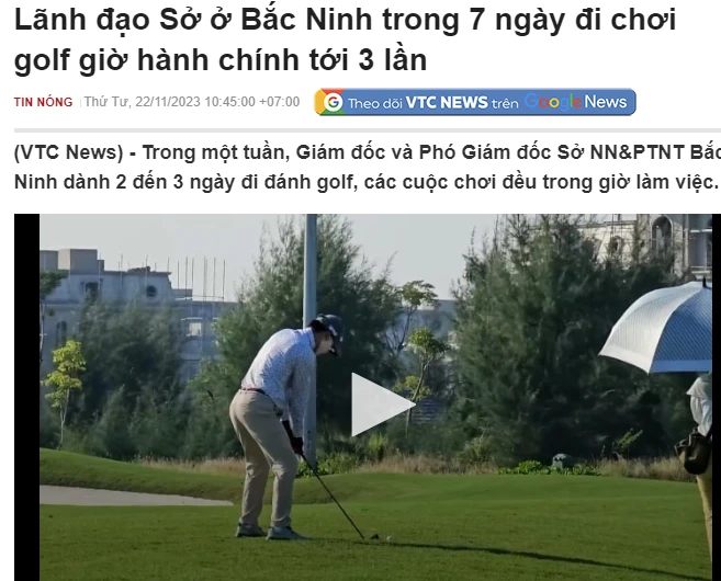 Bài viết trên Báo Điện tử VTC News.