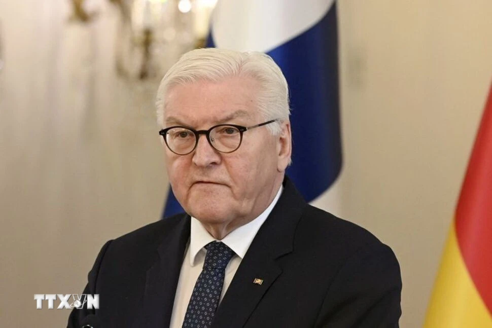 Tổng thống Cộng hòa Liên bang Đức Frank-Walter Steinmeier. (Ảnh: TTXVN phát)