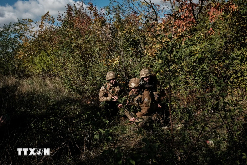 Binh sỹ Ukraine. (Ảnh: AFP/TTXVN)