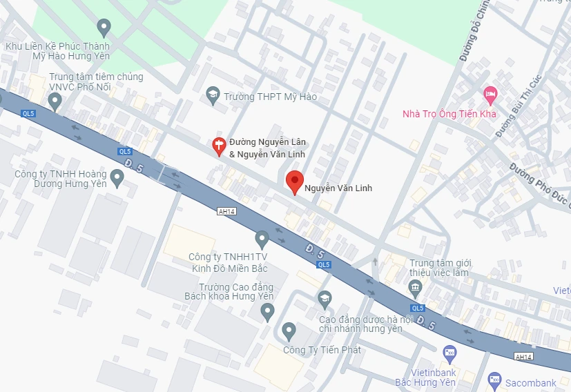 Khu vực xảy ra vụ cháy. (Nguồn: Google Maps)