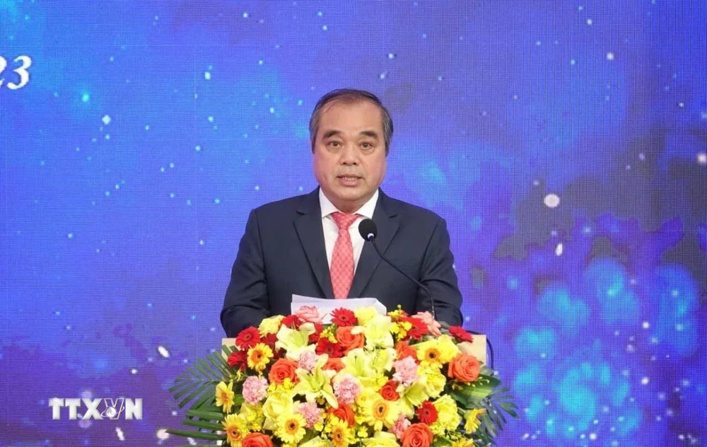 Ông Trần Hoàng Tuấn - Phó Chủ tịch Thường trực Ủy ban Nhân dân tỉnh Quảng Ngãi. (Ảnh: Phạm Cường/TTXVN)