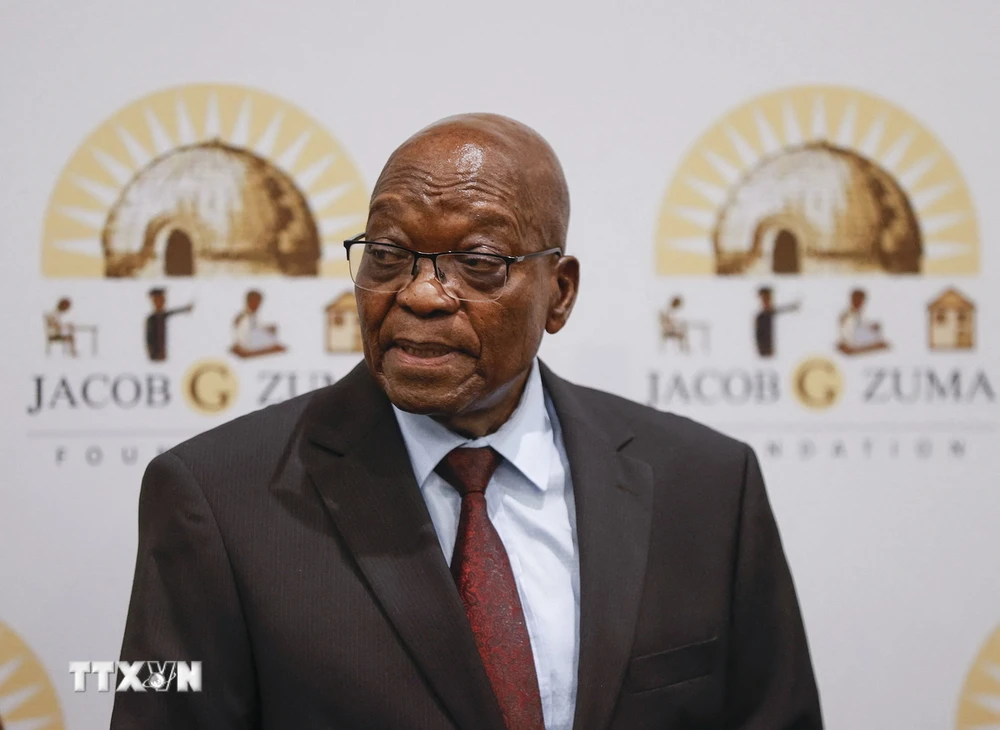 Cựu Tổng thống Nam Phi Jacob Zuma. (Nguồn: AFP/TTXVN)